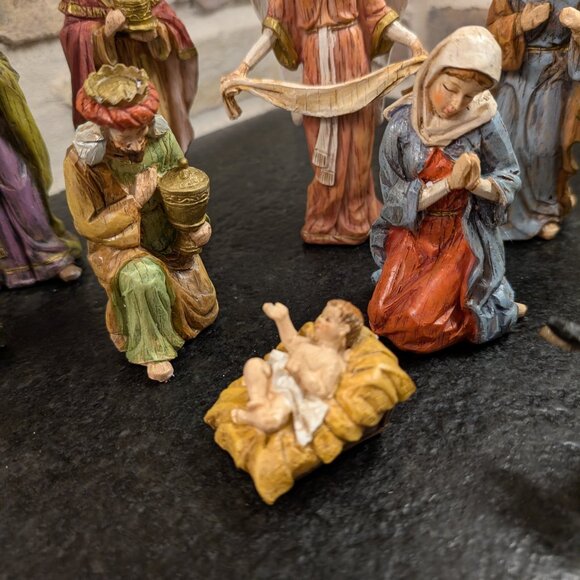THE PROMISE OF CHRISTMAS ROBERT STANLEY Nativity Scene 11 piece from 2011 - Picture 9 of 14